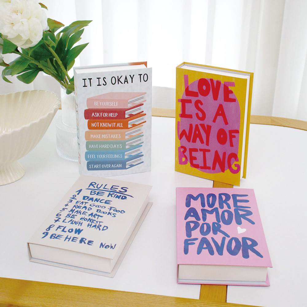 Home Decor Za - Sahte Kitap Kutuları Lüks Dekorasyon Kitapları