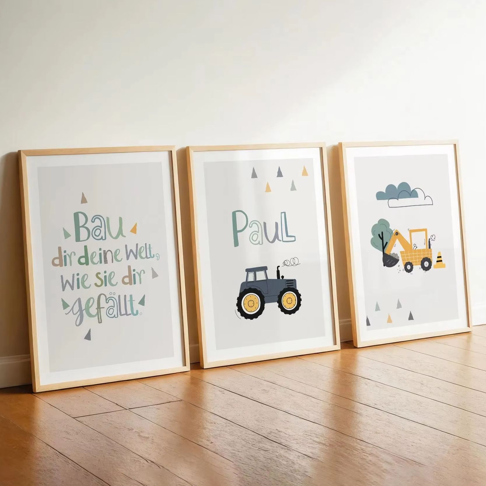 3 adet/takım karikatür ekskava - Home Decor Theme incelemesi ve fiyatı