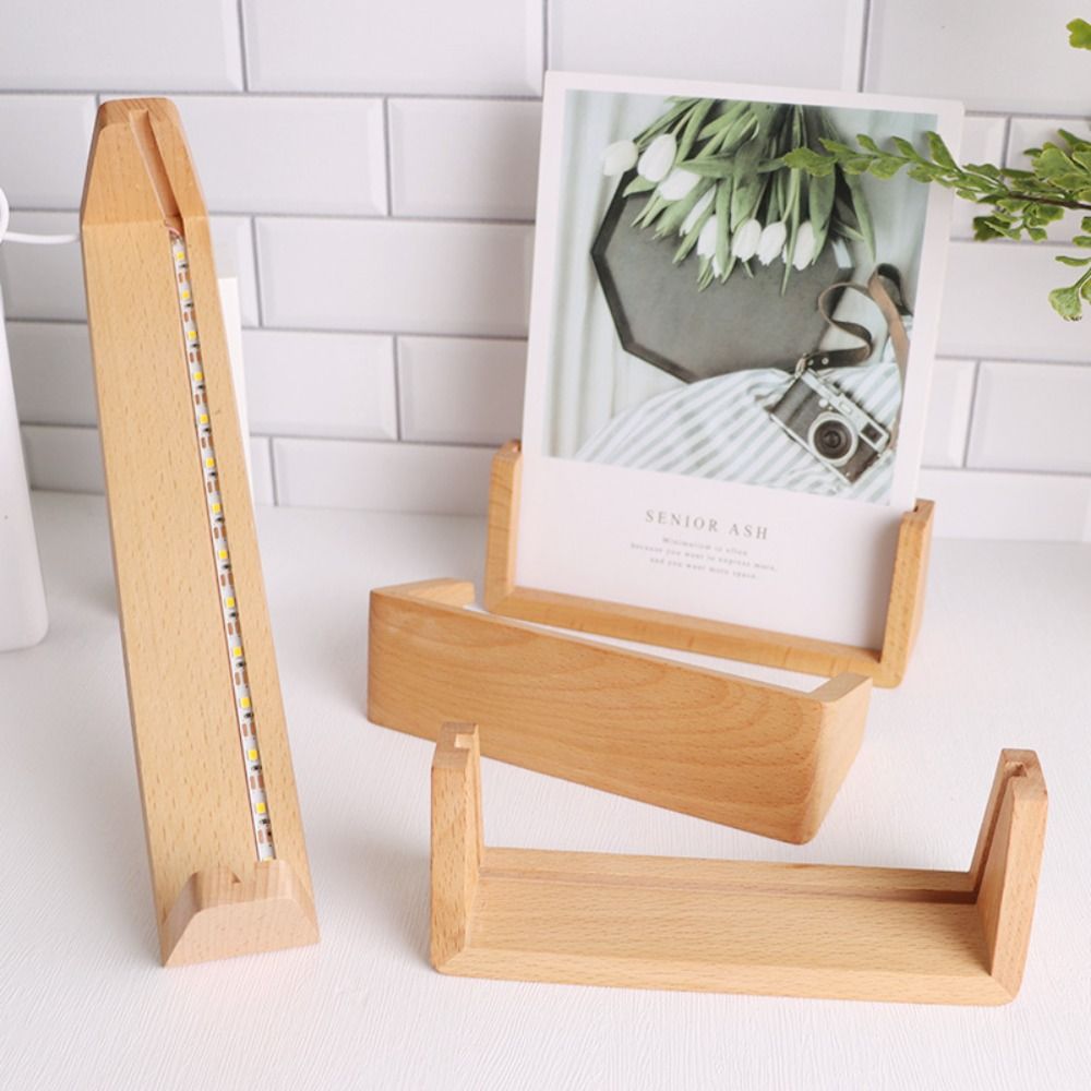 Sıcak Işık Ahşap Işıklı Taban  - Bamboo Photo Frame incelemesi ve fiyatı