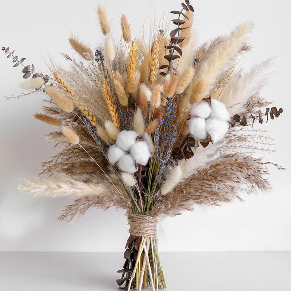 80 Adet Doğal Kurutulmuş Çiçek - Pampas Grass Decor incelemesi ve fiyatı