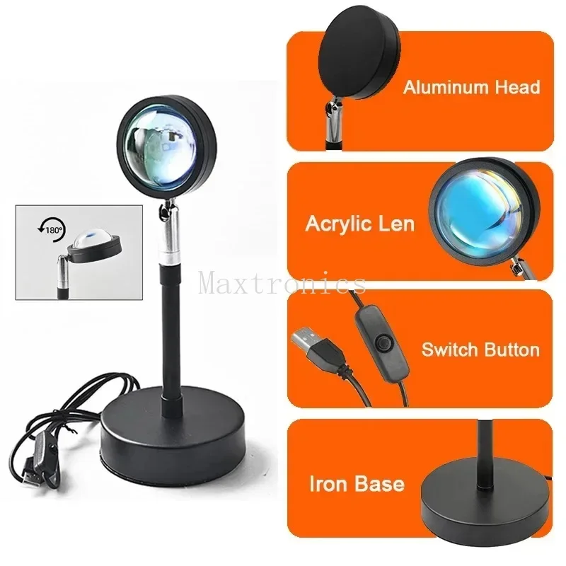 LED Gün Batımı Lambası TUYA Bl - Home Decor Free App incelemesi ve fiyatı