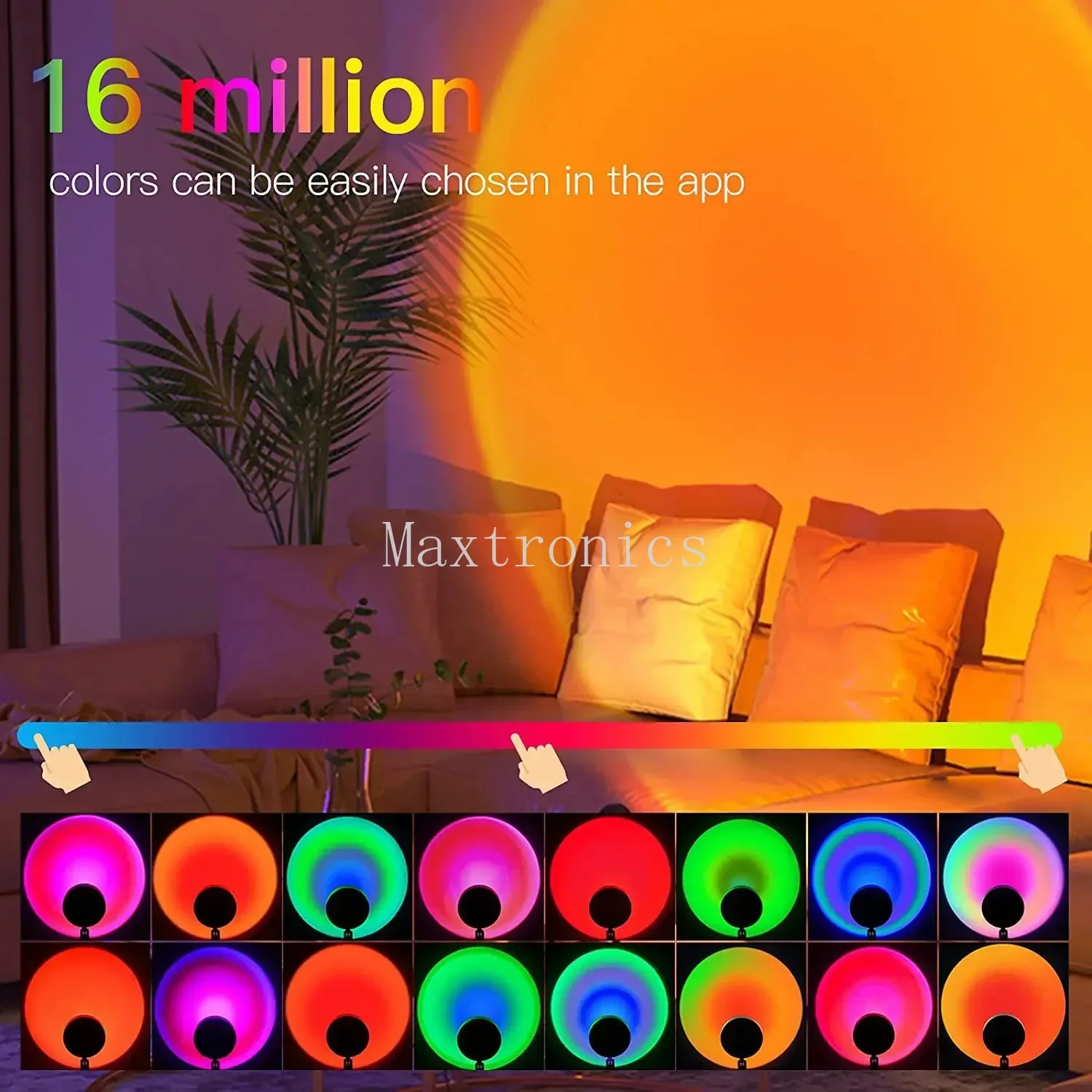 LED Gün Batımı Lambası TUYA Bl - Home Decor Free App incelemesi ve fiyatı