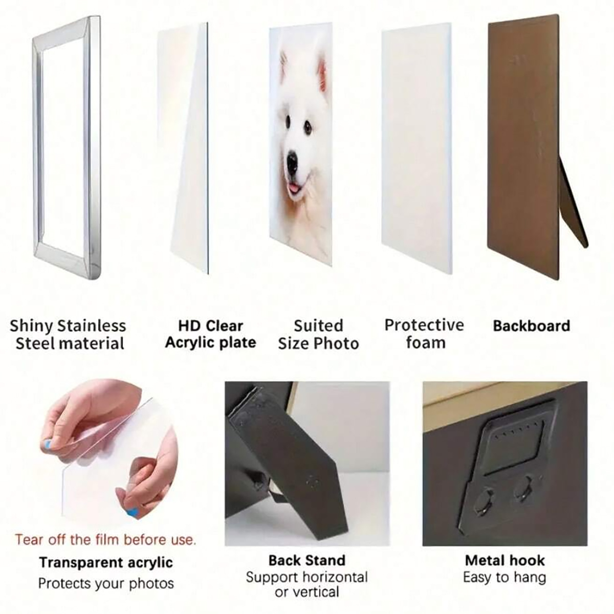 Paslanmaz çelik fotoğraf çerçe - Bamboo Photo Frame incelemesi ve fiyatı