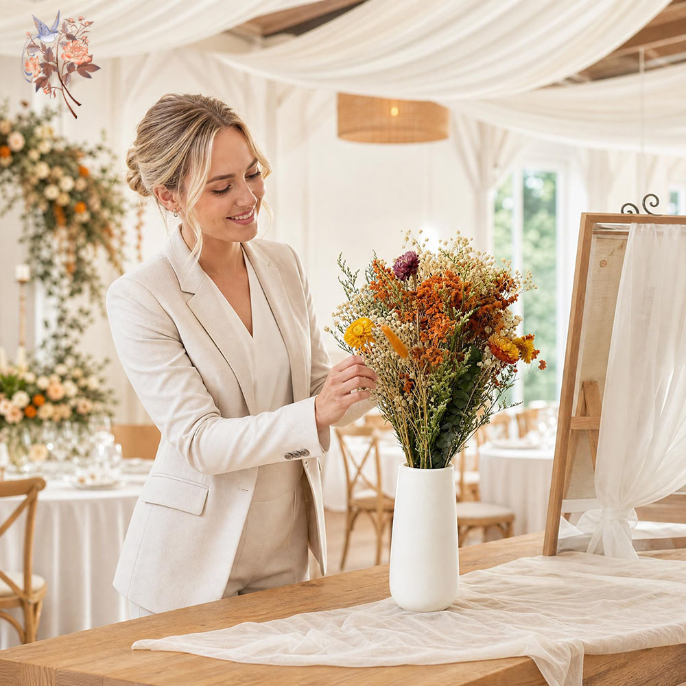 Sonbahar Kurutulmuş Çiçek Buke - Pampas Grass Decor incelemesi ve fiyatı