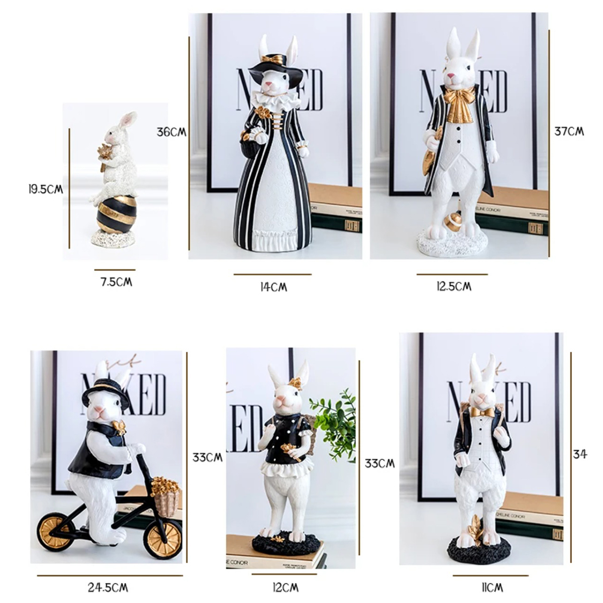 Yaratıcı Pastoral saray tavşan - Home Decor Za incelemesi ve fiyatı