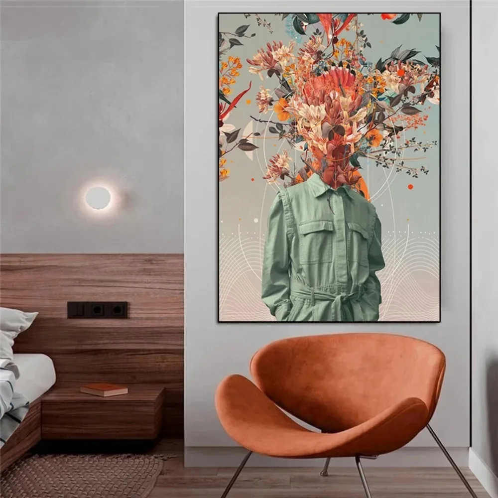 Moda Dergisi Modern Soyut Çiçe - Home Decor Magazine incelemesi ve fiyatı