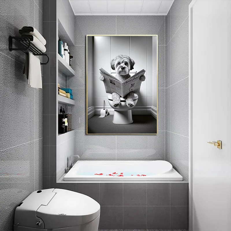 (1 adet çerçevesiz) komik hayv - Home Decor Magazine incelemesi ve fiyatı